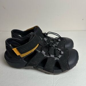 Teva Flintwood Men's Fisherman Outdoor Hiking Sandals Size 7 Black Waterproof